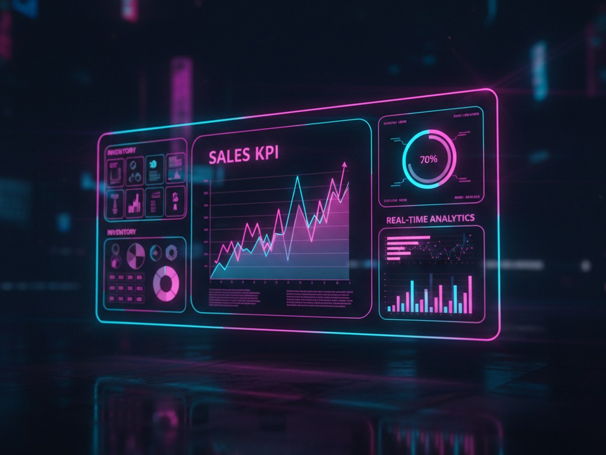 panel administrativo dashboard gestion de ventas e inventario